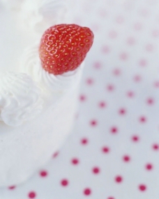 草莓奶油图片