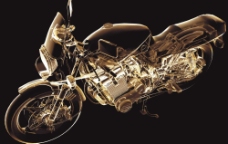 透明摩托车图片